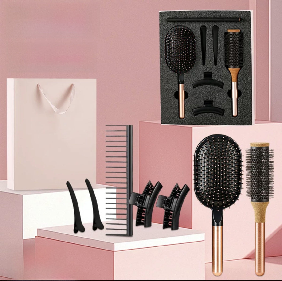 Air Cushion comb hairpin cylinder comb - Voyage Queens
