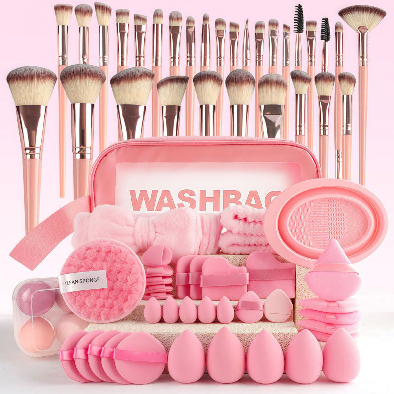 Voyage Queens - 67-Piece Makeup Brush and Sponge Kit - Voyage Queens