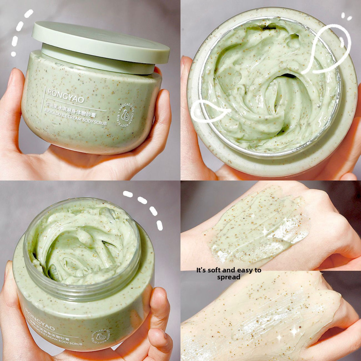 Voyage Queens - Aocado Ice Cream Body Scrub - Voyage Queens