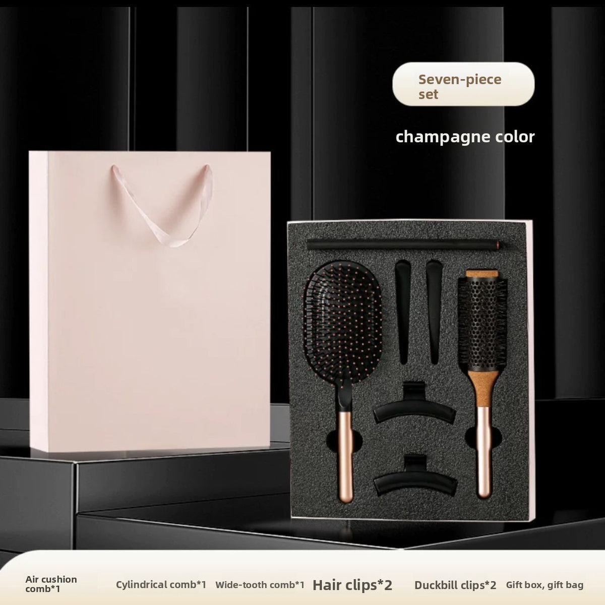 Air Cushion comb hairpin cylinder comb - Voyage Queens