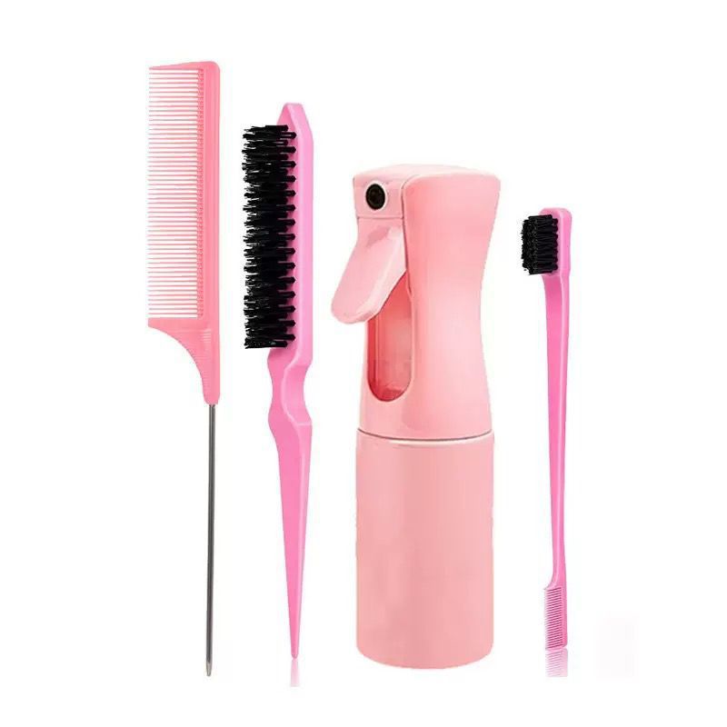 Voyage Queens - Hair Styling Comb Set with Spray Bottle and Eyebrow Brush - Voyage Queens